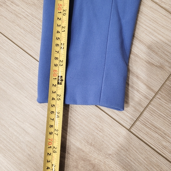 7th Avenue Collection New York & Company Blue Suit Jacket 10 Polkadot - Picture 9 of 10